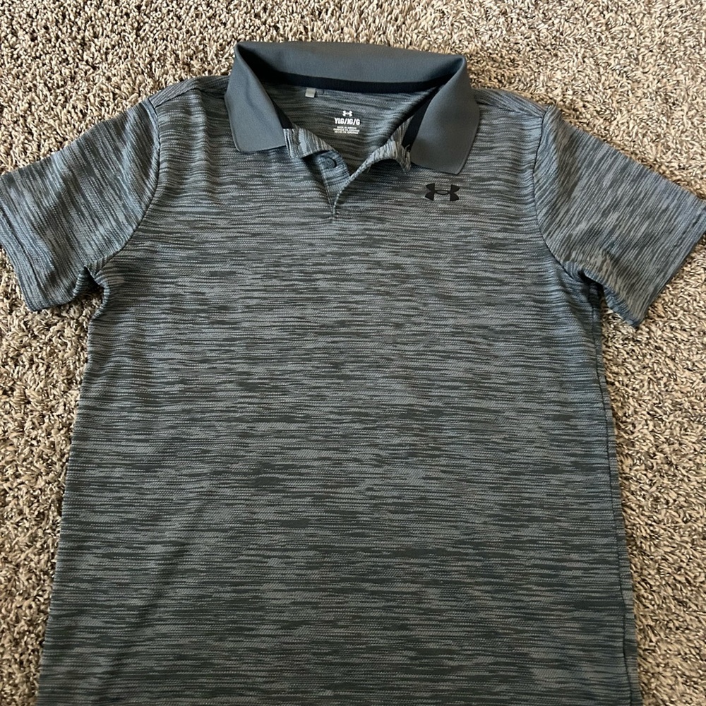 Under Armour Boy’s Charcoal Polo Shirt